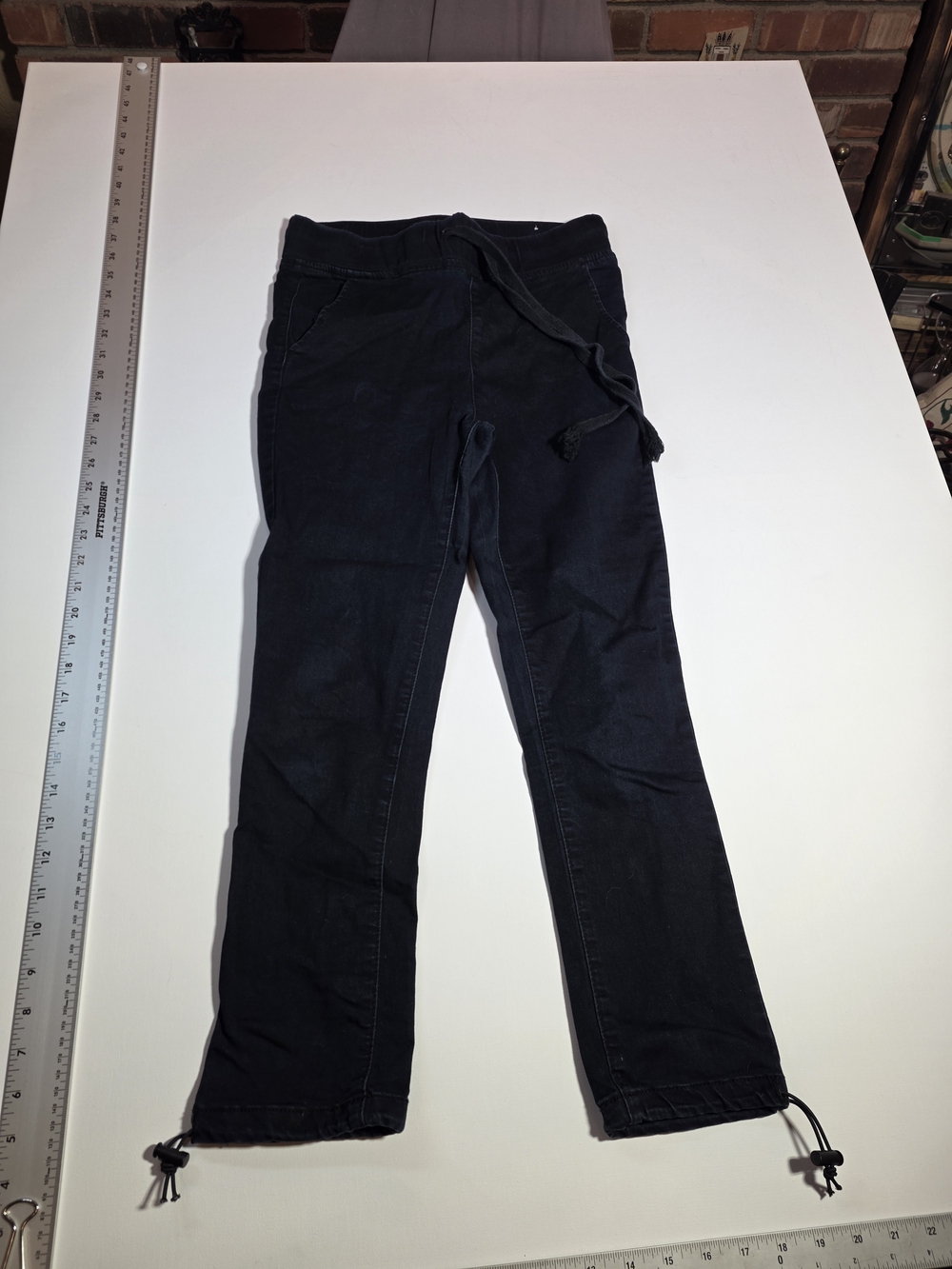 VIP Black Skinny Drawstring Pants